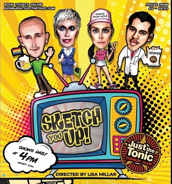 EDINBURGH FRINGE……See Peter Caulfield in ‘Sketch You Up!’
